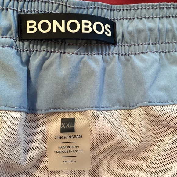 Bonobos Throwback Retro Swim Trunks 7” Raspberry White Trim Size XXL - Picture 4 of 8